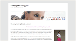 Desktop Screenshot of modelingjobsusa.com